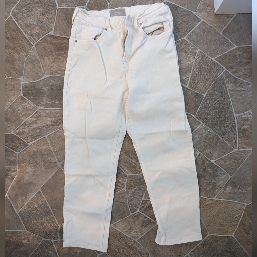 Everlane Cheeky Jeans White